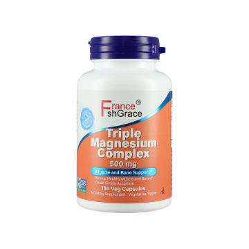 Triplo complesso di magnesio Health osseo e capsule di assorbimento